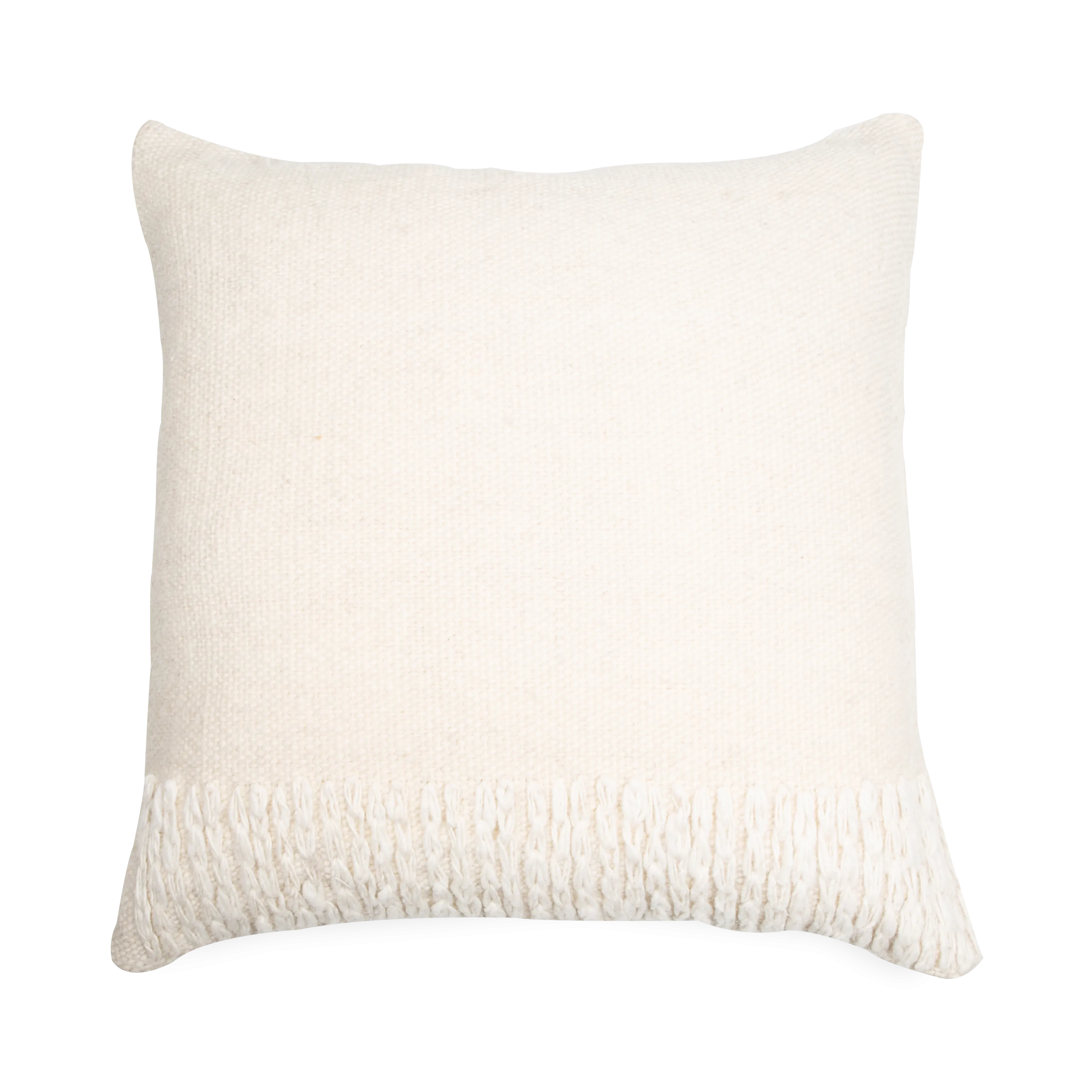 Chain Stitch Wool Pillow