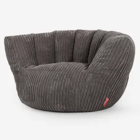 Charles Vintish Bean Bag - Cord Graphite Grey