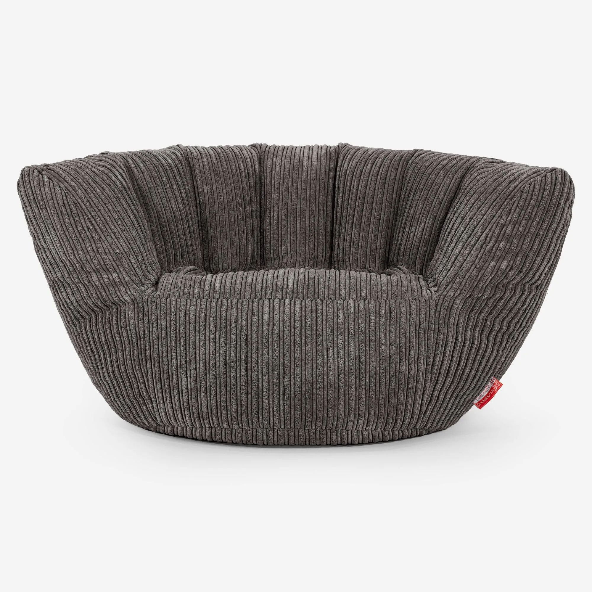 Charles Vintish Bean Bag - Cord Graphite Grey