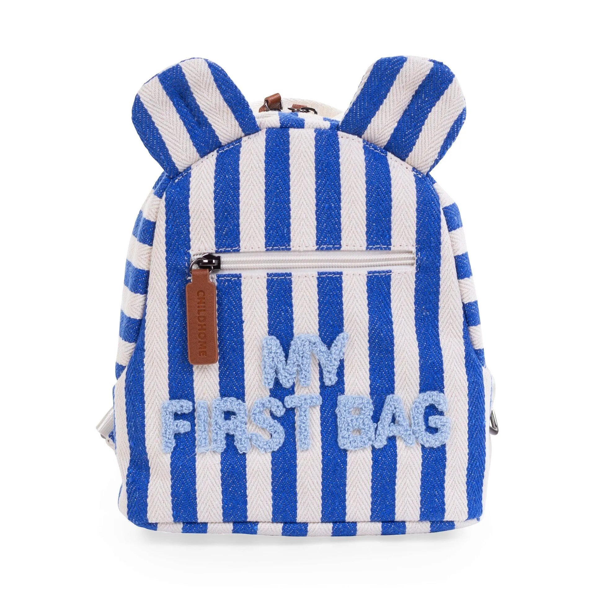 Childhome Backpack Kids My First Bag | Stripes Electric Blue /Light Blue