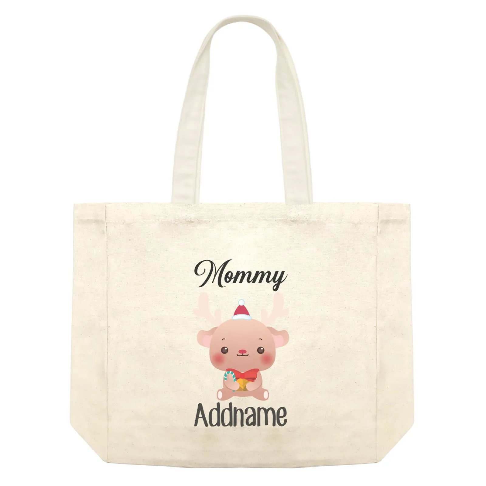 Christmas Cute Animal Series Mommy Deer Shopping Bag