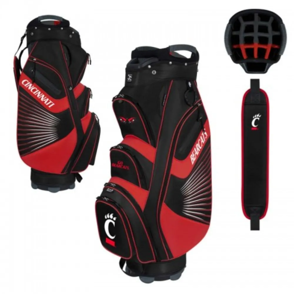 Cincinnati Bearcats WinCraft "The Bucket II" 14-Way Cooler Cart Golf Bag