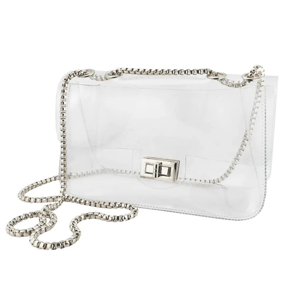 Clear Convertible Crossbody Bag