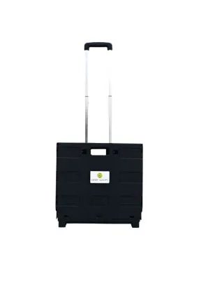 Clever Spaces Foldable Trolley Cart Regular Black