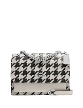 Coach Klare Crossbody With Houndstooth Print