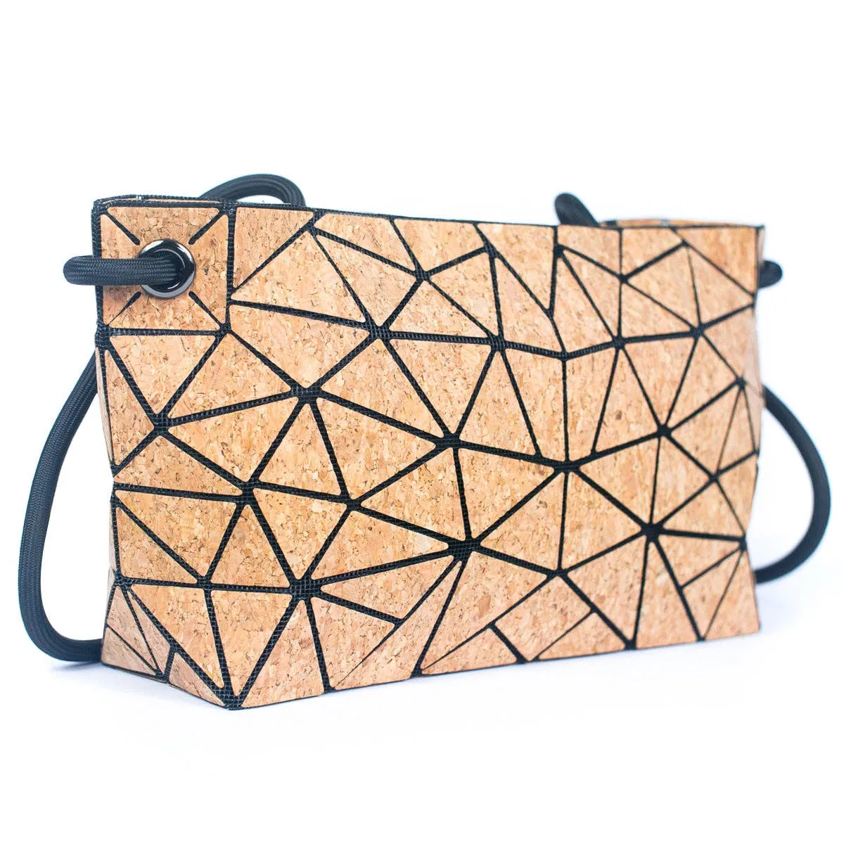 Cork Irregular Geometric Pattern Women's Crossbody BAG-2263