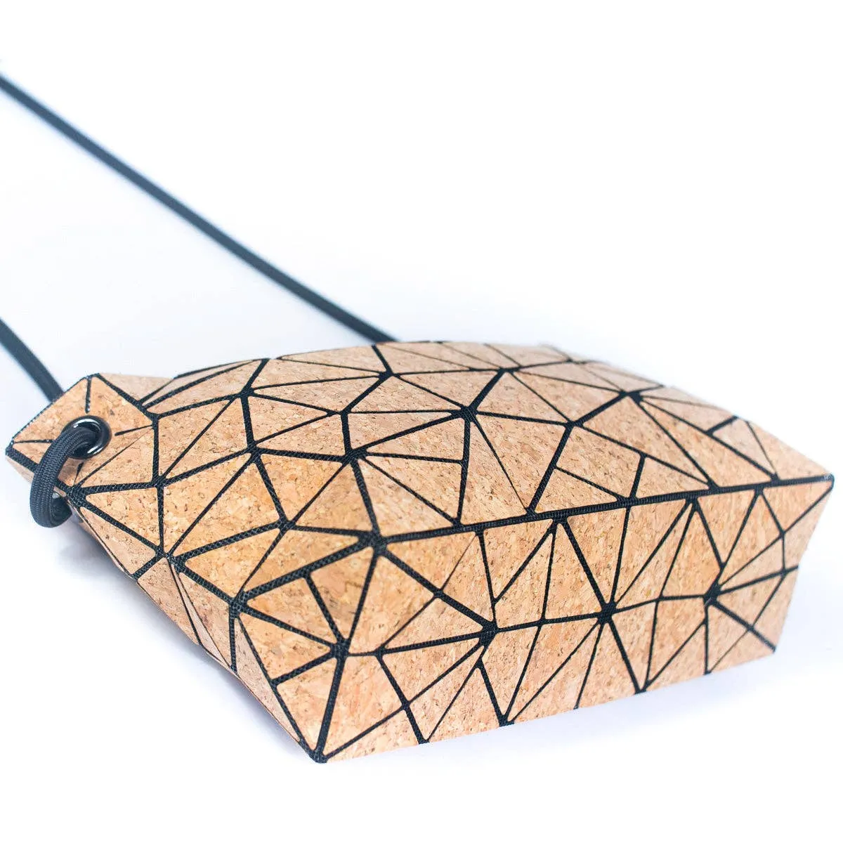 Cork Irregular Geometric Pattern Women's Crossbody BAG-2263