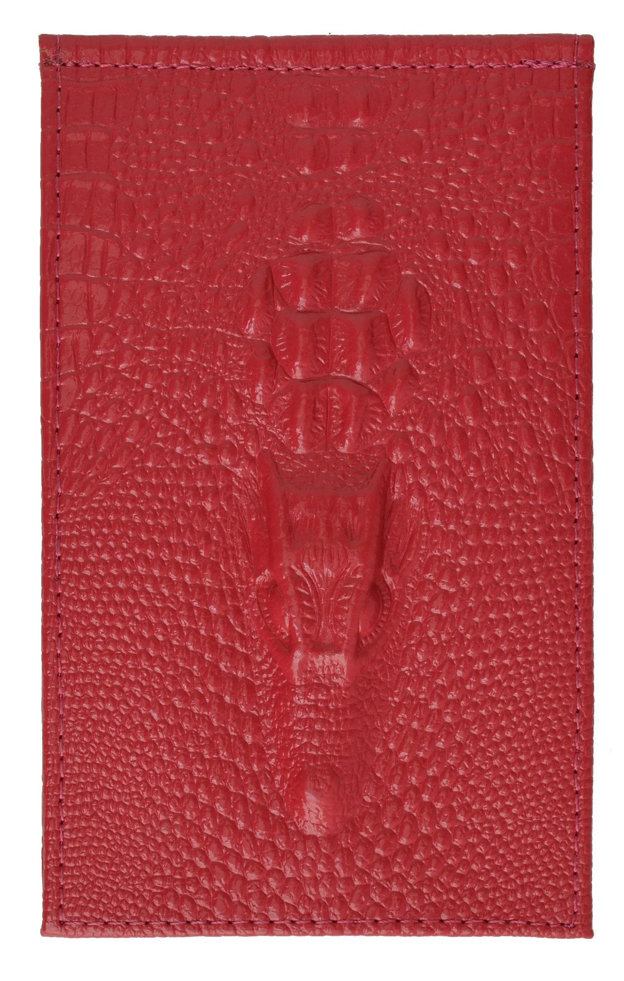 Croco Embossed Credit Card Holder 118 1268