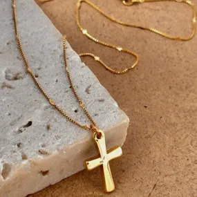 Cross Pendant Gold Chain Necklace