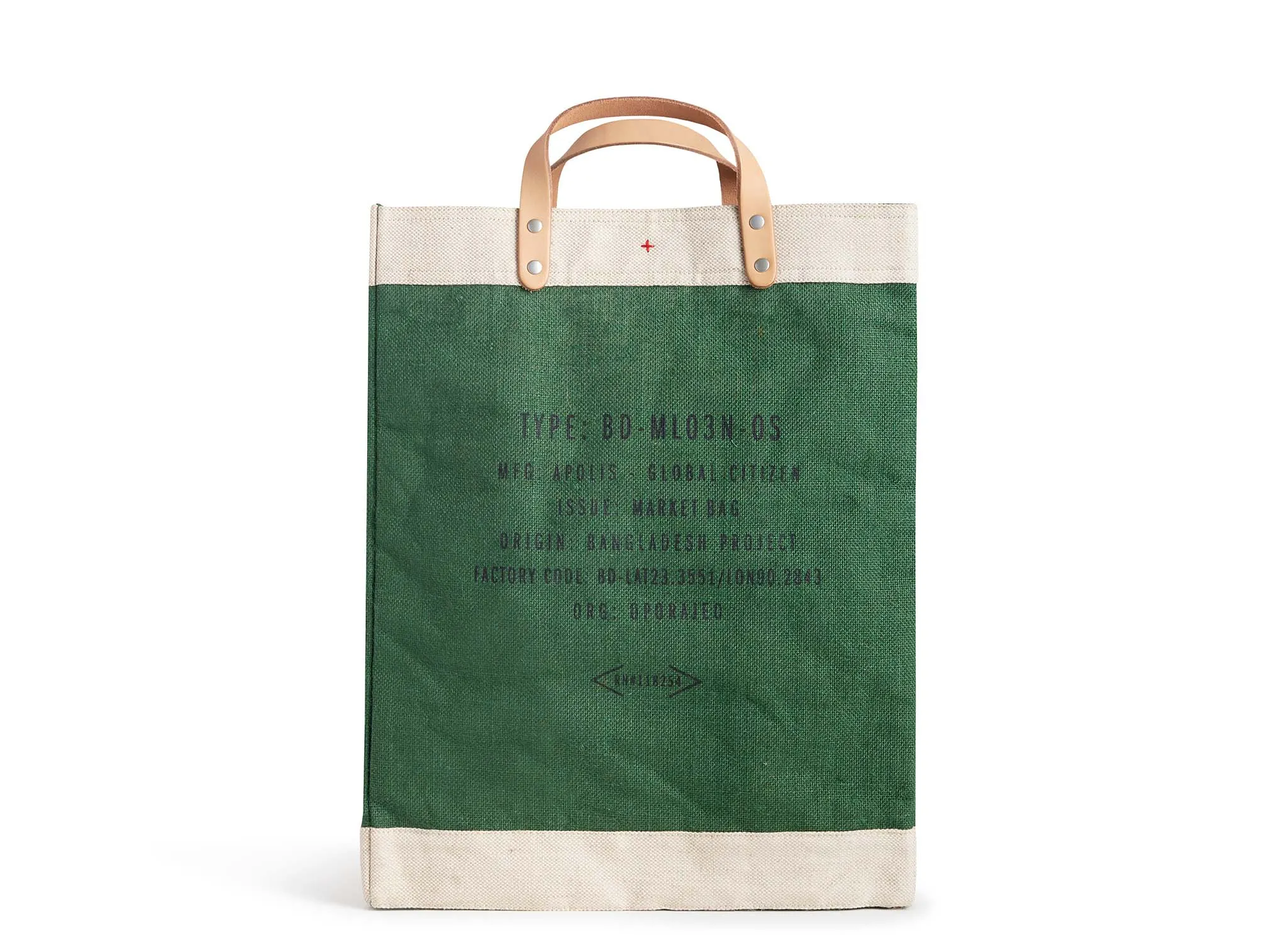 Customized Market Bag in Field Green - Wholesale