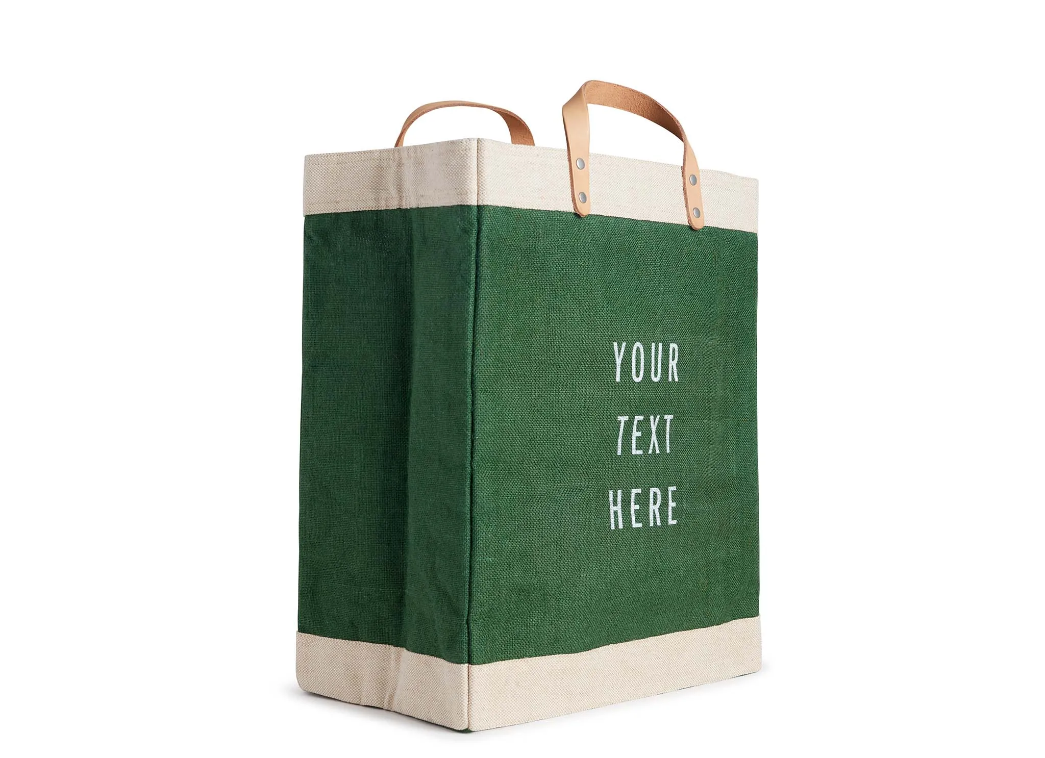 Customized Market Bag in Field Green - Wholesale