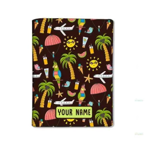 Cute Customized Travel Passport Cover  -Summer Adventure