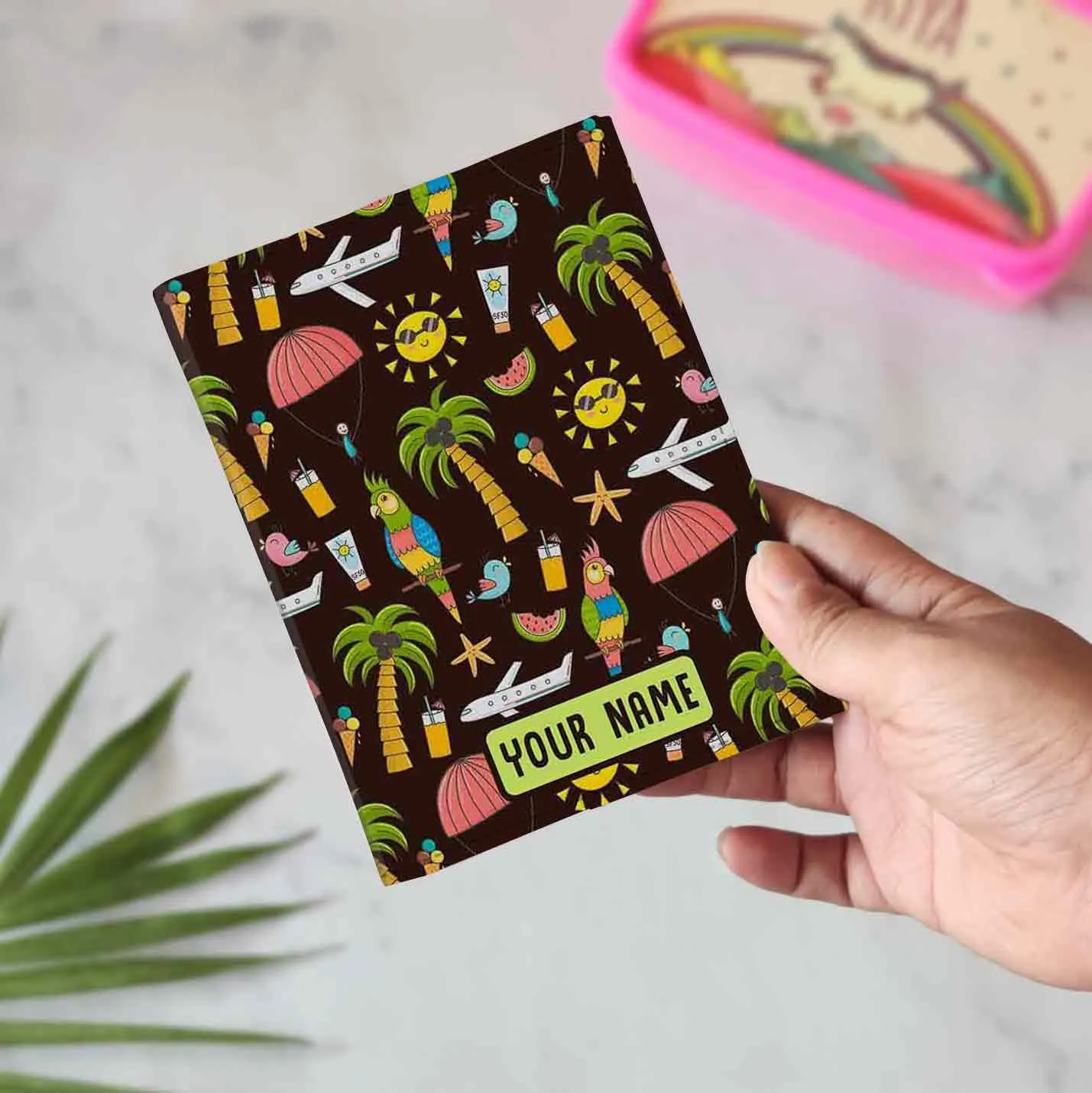 Cute Customized Travel Passport Cover  -Summer Adventure