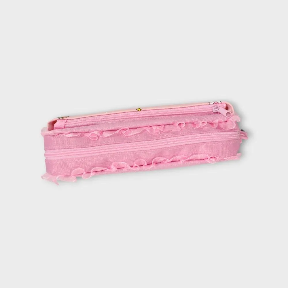 Cute Dog Pink Pencil Case