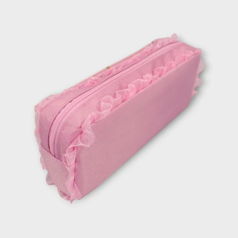 Cute Dog Pink Pencil Case