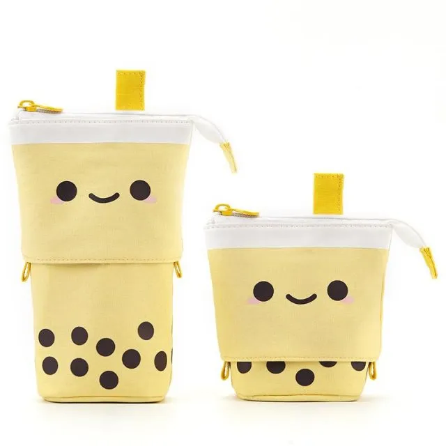 Cute Pencil Case | Telescopic Standing pencil case | School Pencil Holder Bag