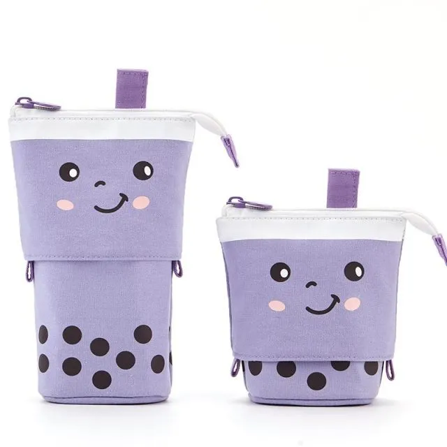 Cute Pencil Case | Telescopic Standing pencil case | School Pencil Holder Bag