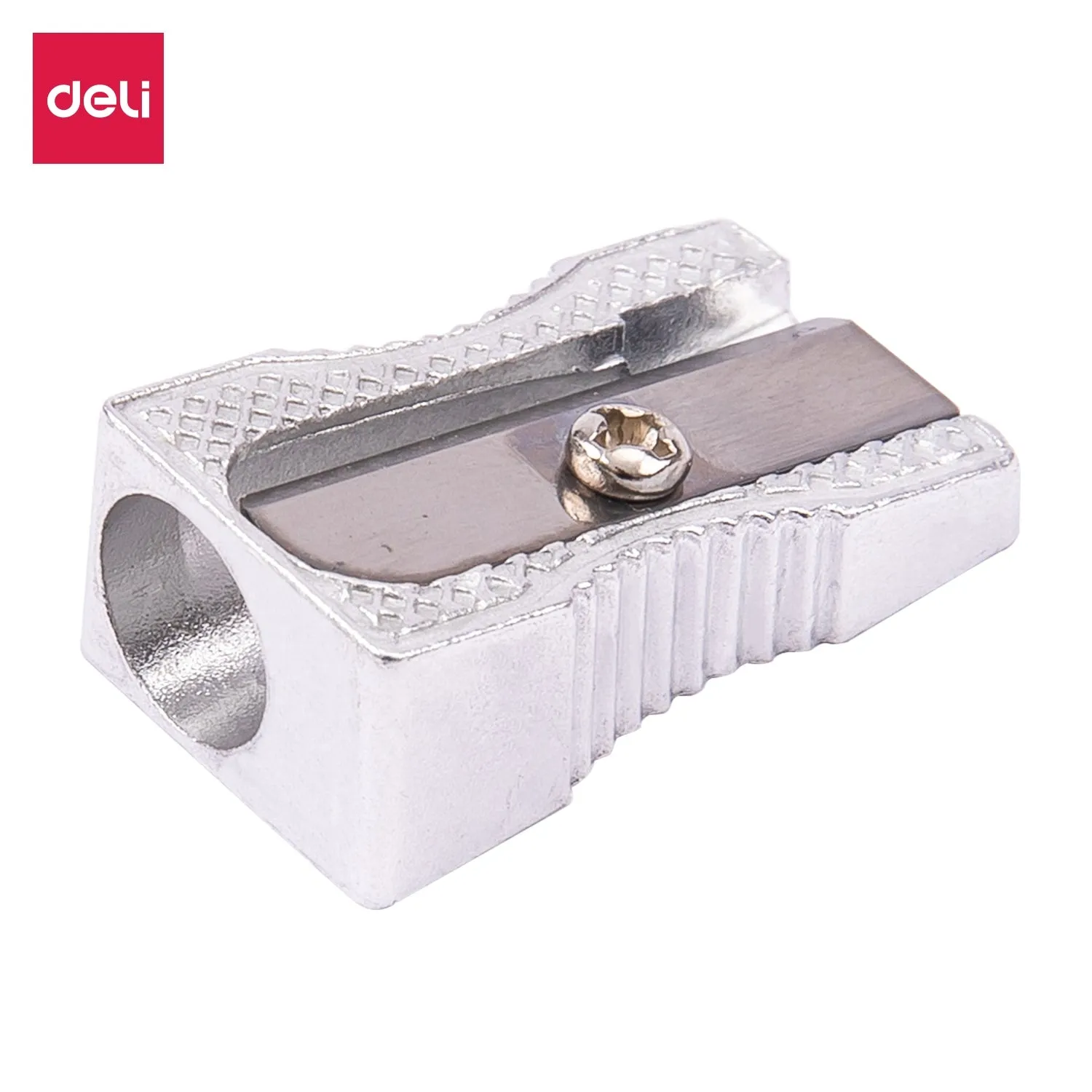 Deli Alu. 1-hole Sharpener 7mm Silver