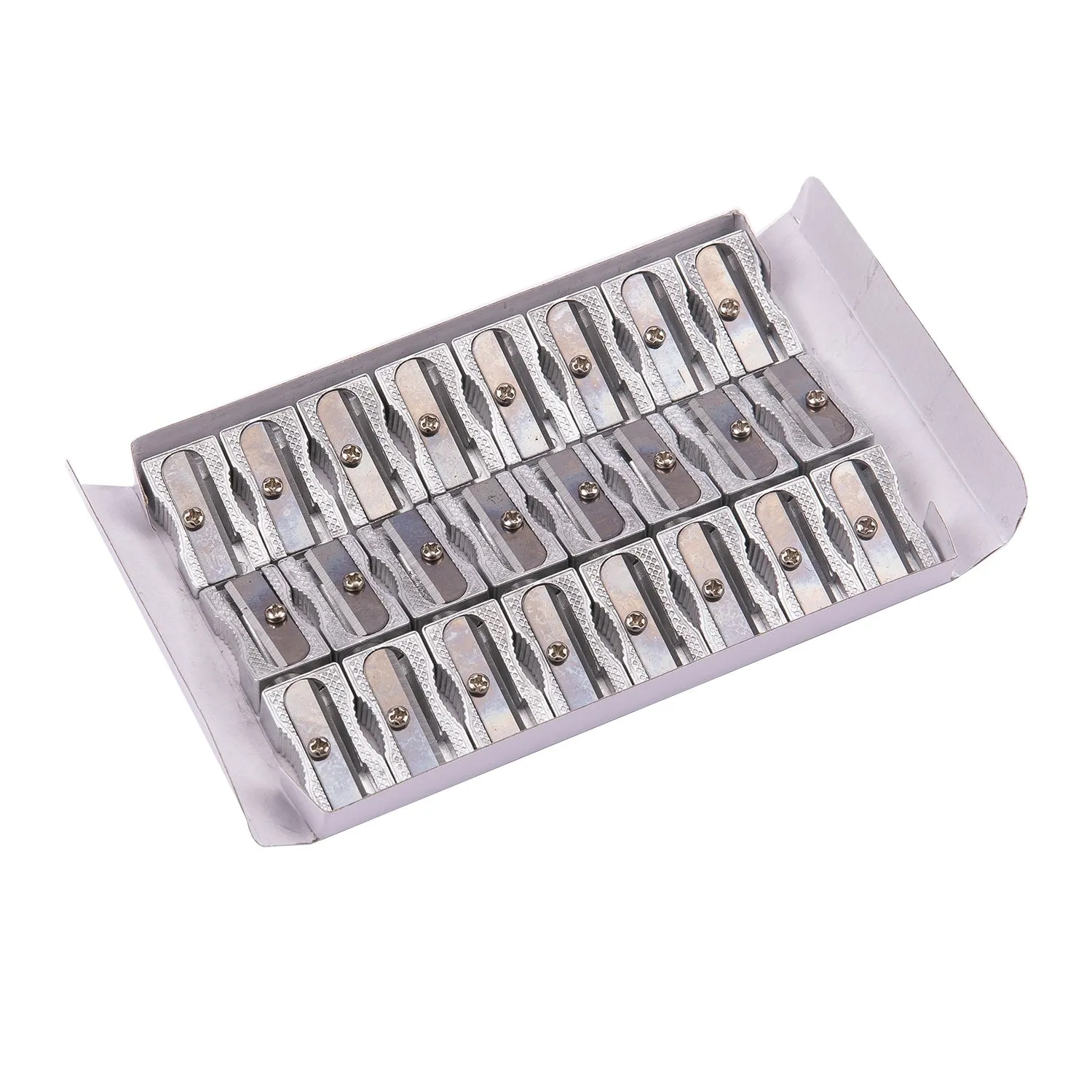 Deli Alu. 1-hole Sharpener 7mm Silver