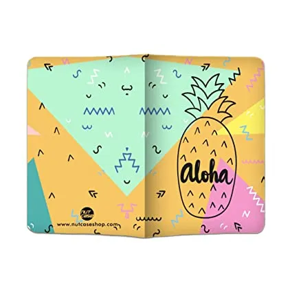 Designer Passport Cover - Aloha Pineapple