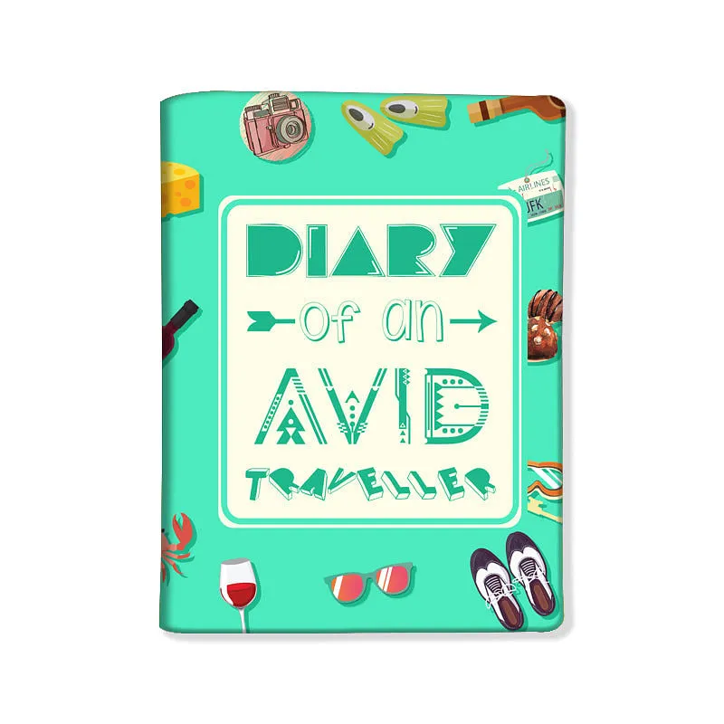 Designer Passport Cover - Diary Of An AVID Blue