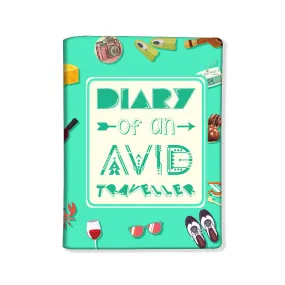 Designer Passport Cover - Diary Of An AVID Blue