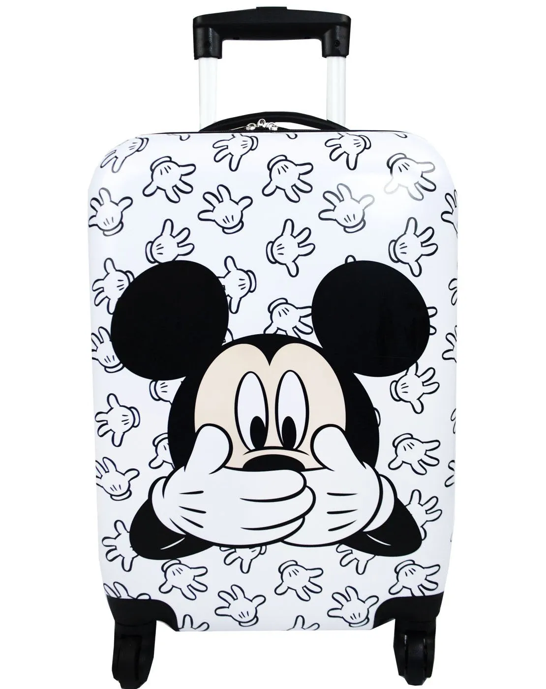 Disney Mickey Mouse Hard Cover Carry On Trolley Suitcase 53.5x33x22cm