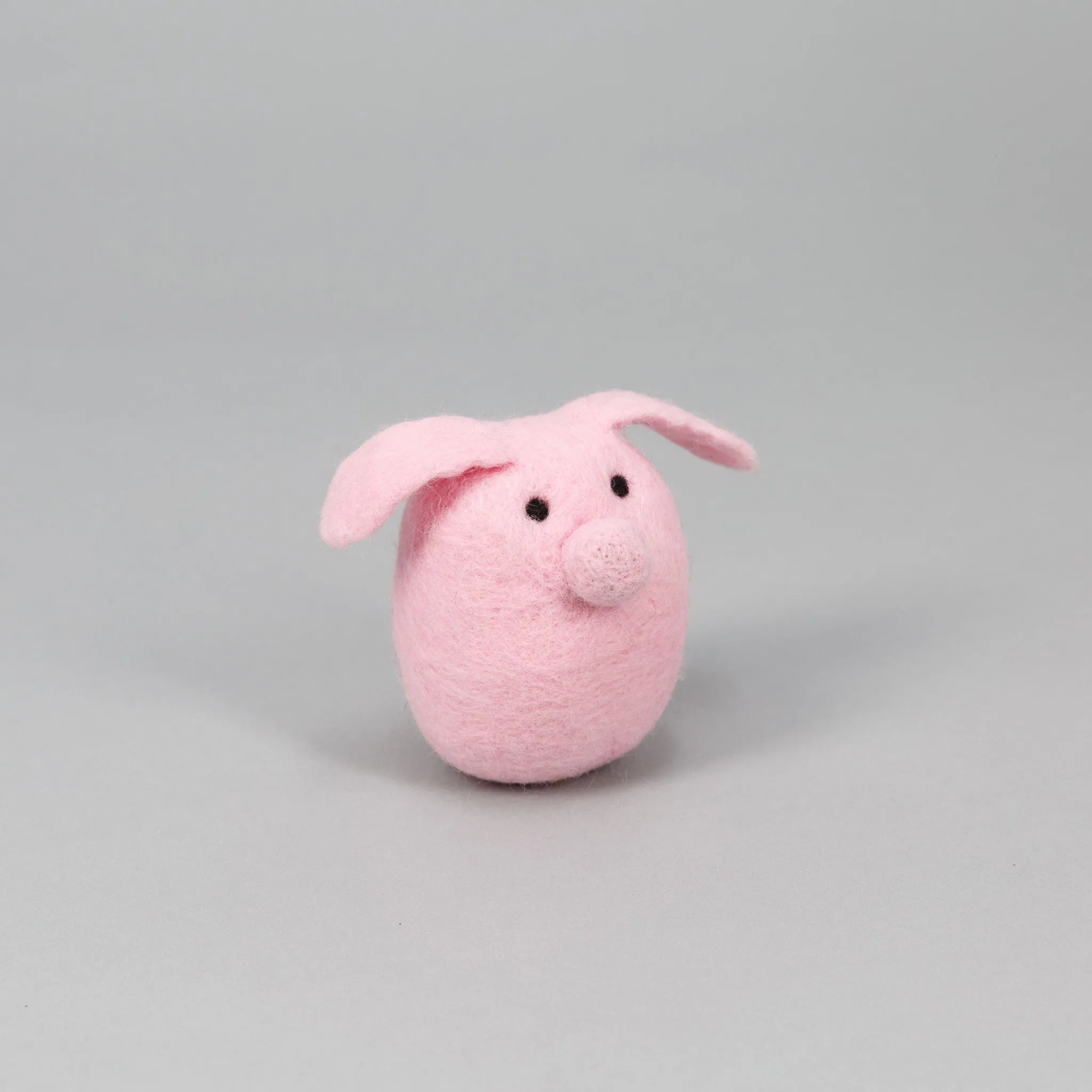 Dog Toy: Boiled Wool Pig