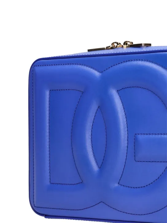 Dolce&amp;Gabbana   Large logo leather camera bag 