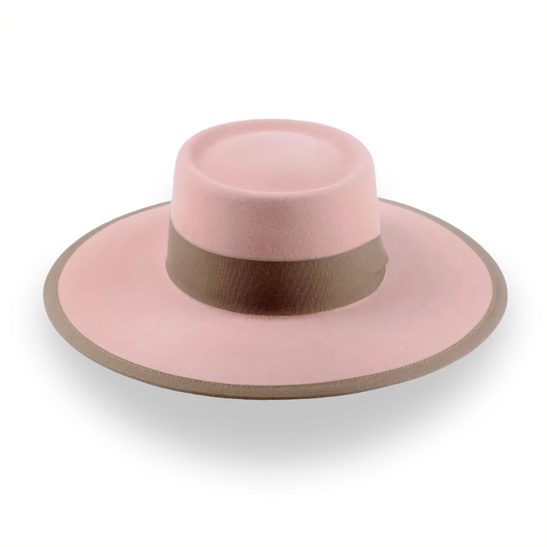 Dusty Pink Western Hat in Durable Fur Felt | The Baron