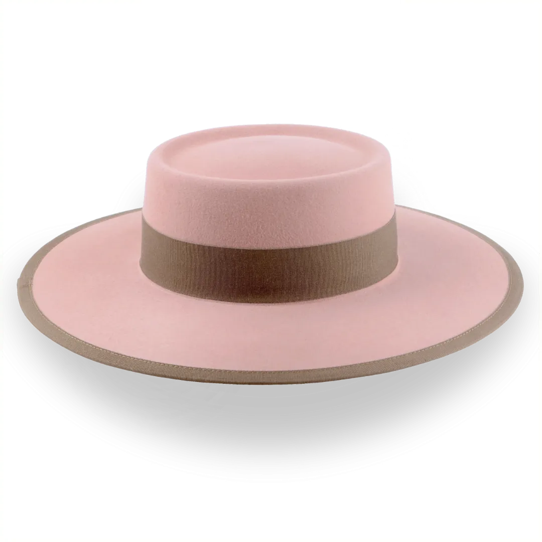 Dusty Pink Western Hat in Durable Fur Felt | The Baron