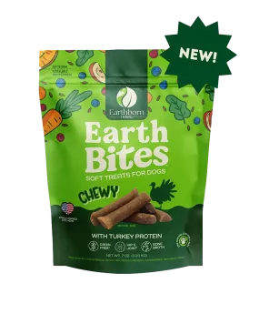 Earthborn Holistic EarthBites Chewy Grain-Free Dog Treats - Turkey 7oz