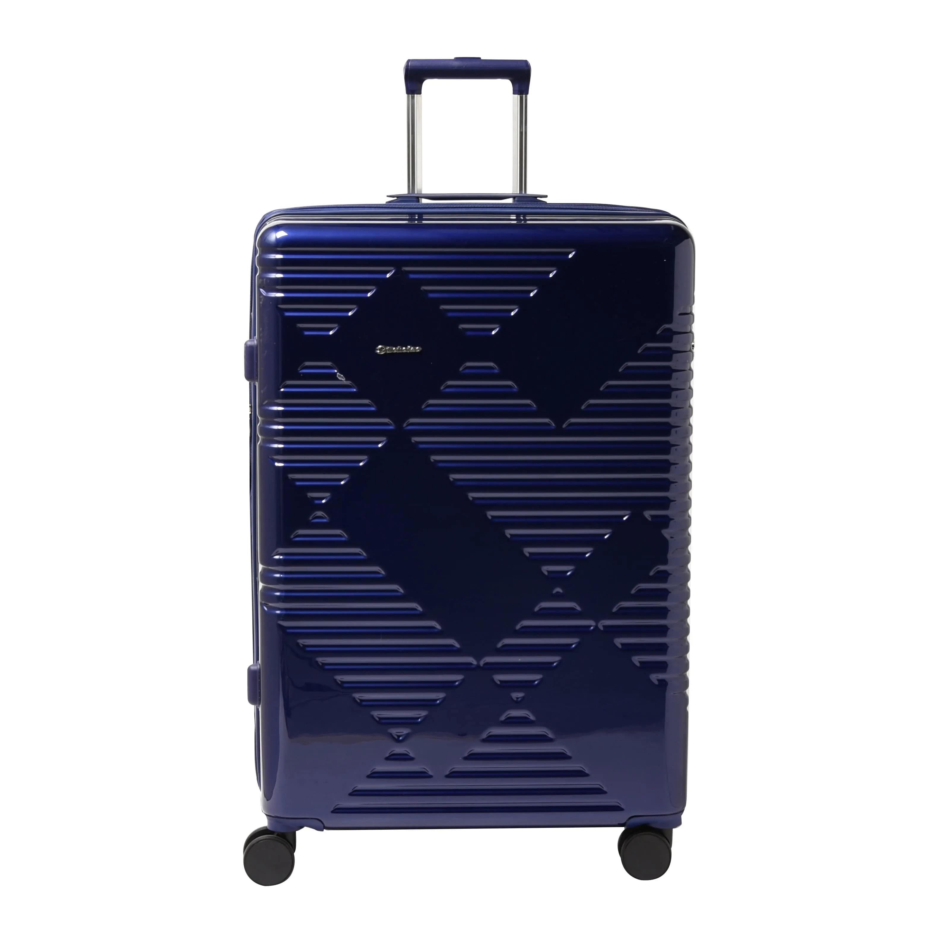 Echolac Extravagant 56 71 82cm Hardcase Expandable 4 Double Wheel 3Pc Luggage Trolley Set bLUE - CTH0062 S- 3PC SET Blue