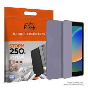 Eiger Storm 250m Stylus Case for Apple iPad 10.2 (9th Gen) in Lavender