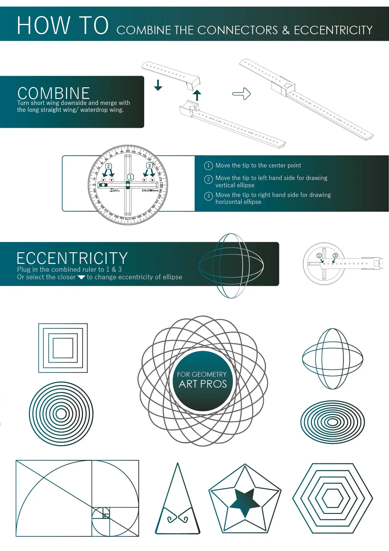 Exlicon- Groundbreaking multi-shape design tool Aerospace Aluminum Combo B