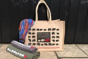 Explorers Against Extinction Jute Shopper