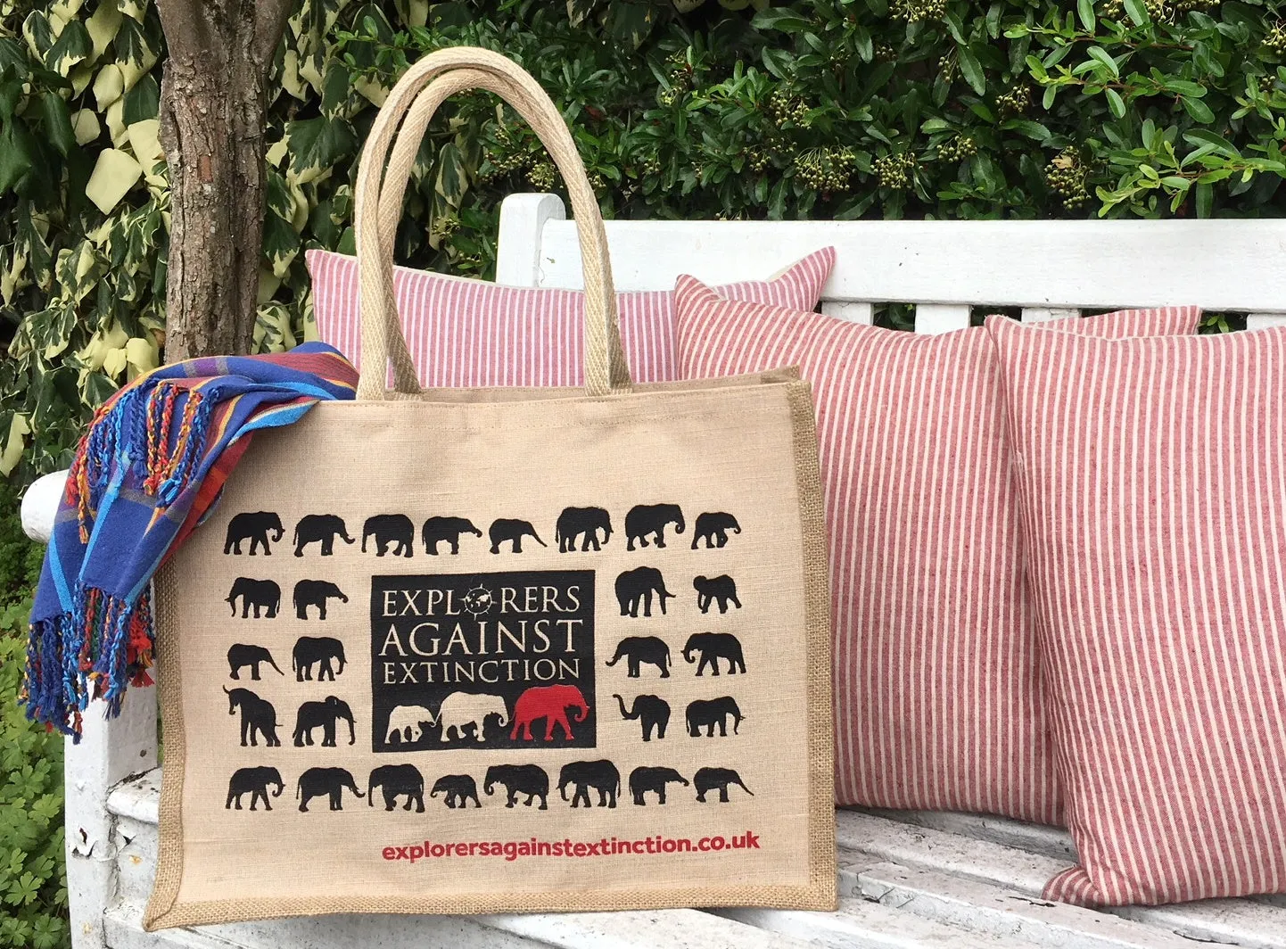 Explorers Against Extinction Jute Shopper