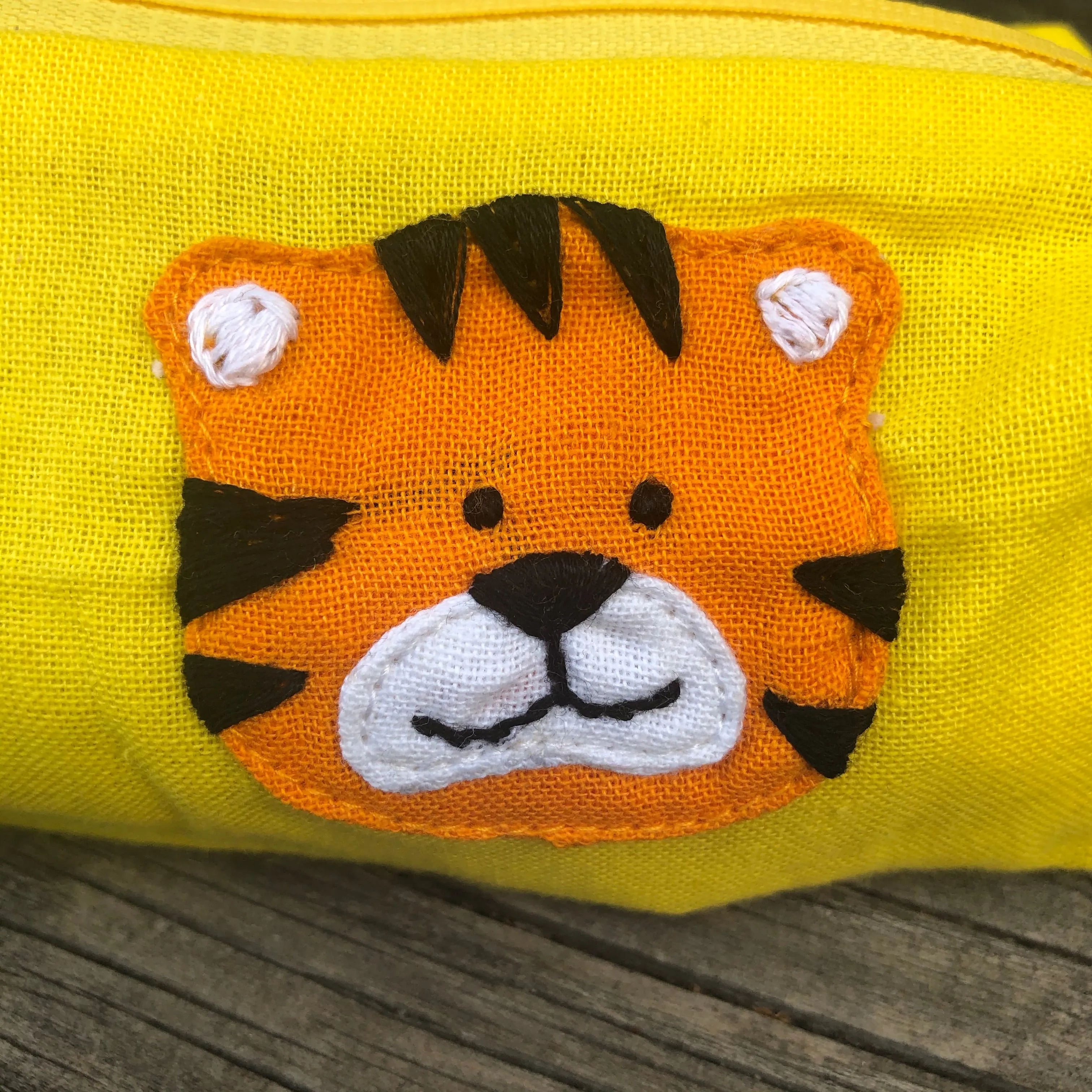 Fair Trade Ethical Animal Round Pencil Case