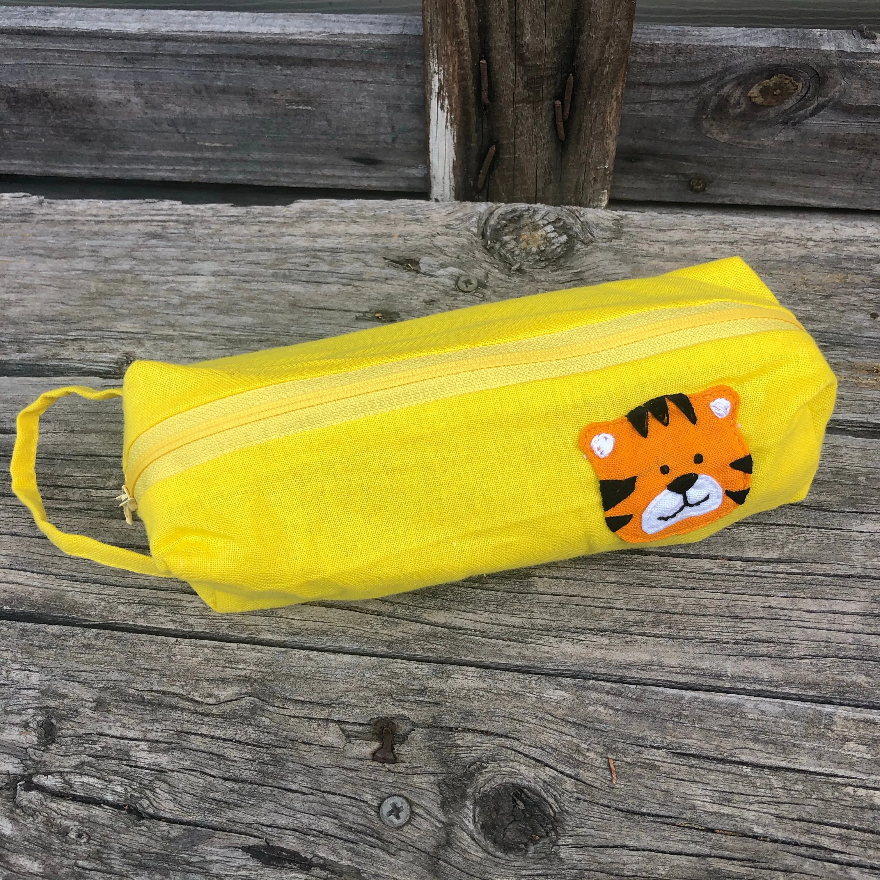 Fair Trade Ethical Animal Round Pencil Case