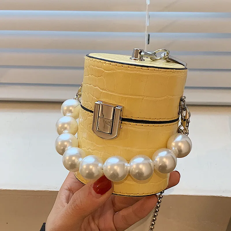 Fashion Mini Crossbody Pearl Bag （BG8126）