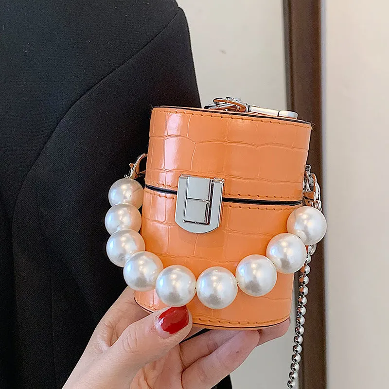 Fashion Mini Crossbody Pearl Bag （BG8126）