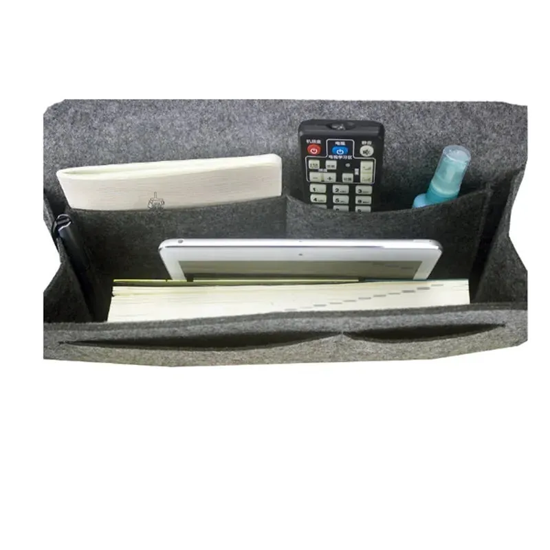 Felt Bedside, Sofa Remote Caddy Storage Pocket Organizer