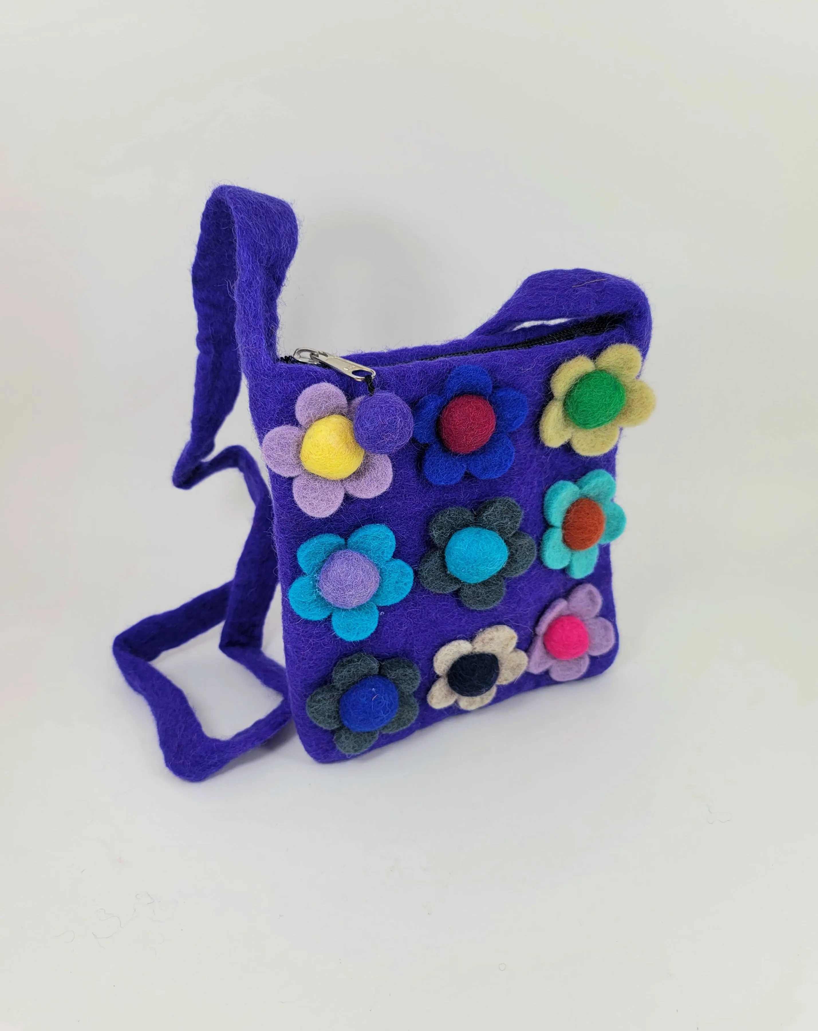 Felt Flower Purse