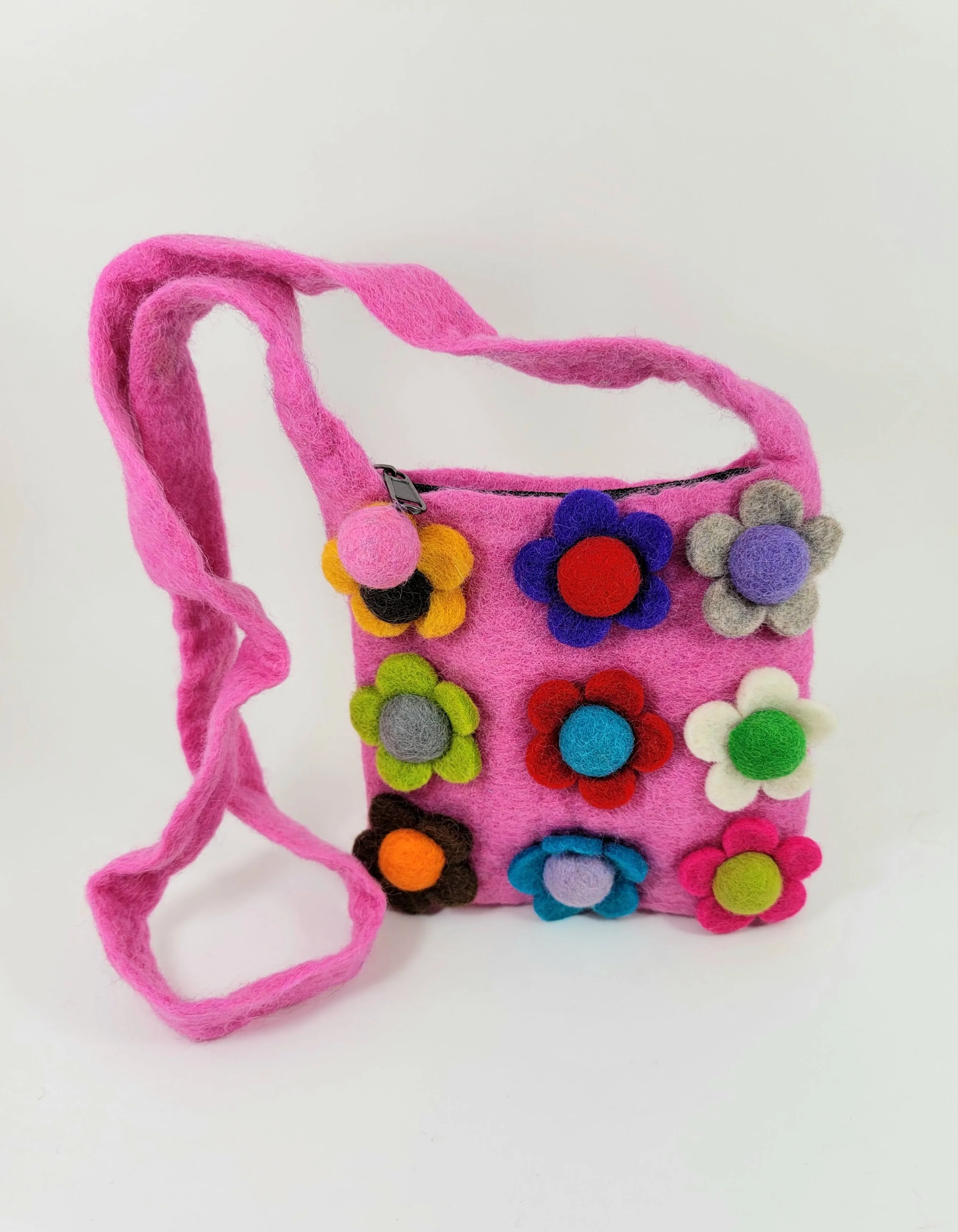 Felt Flower Purse