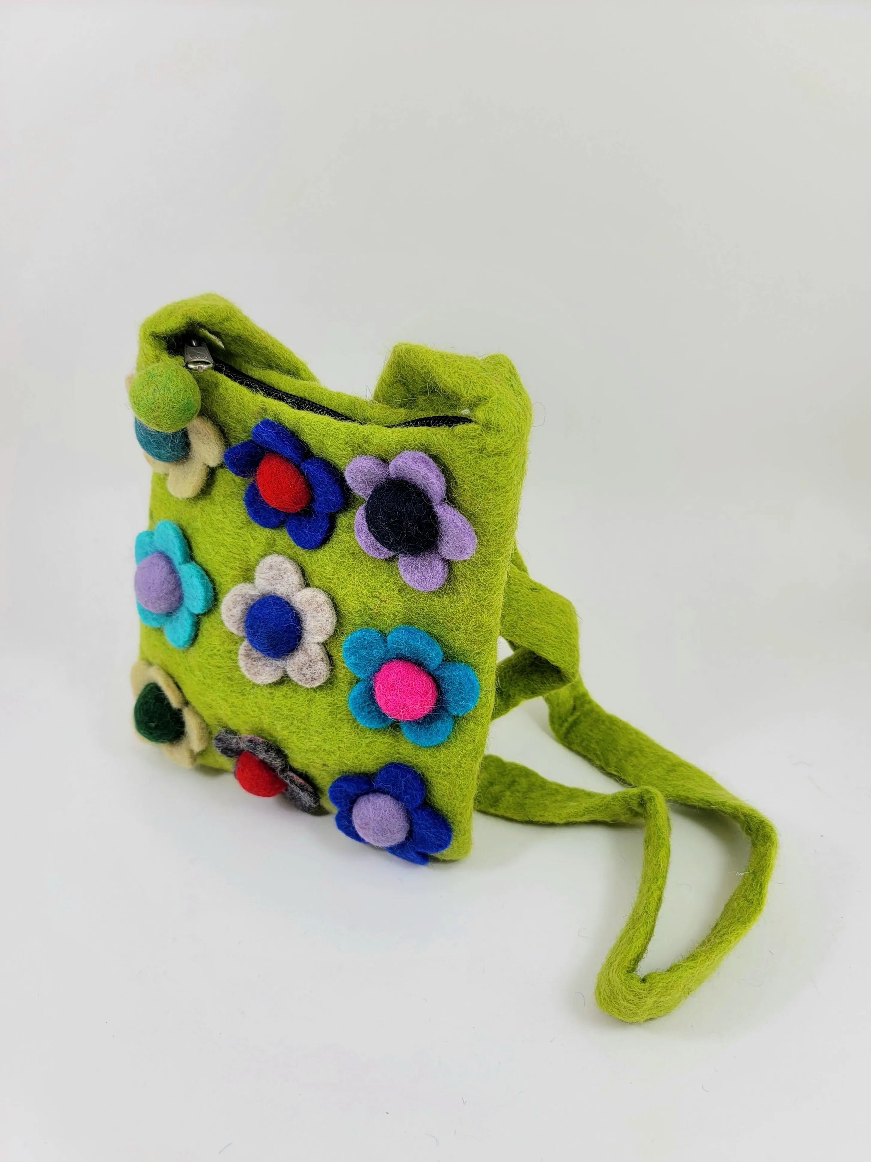 Felt Flower Purse