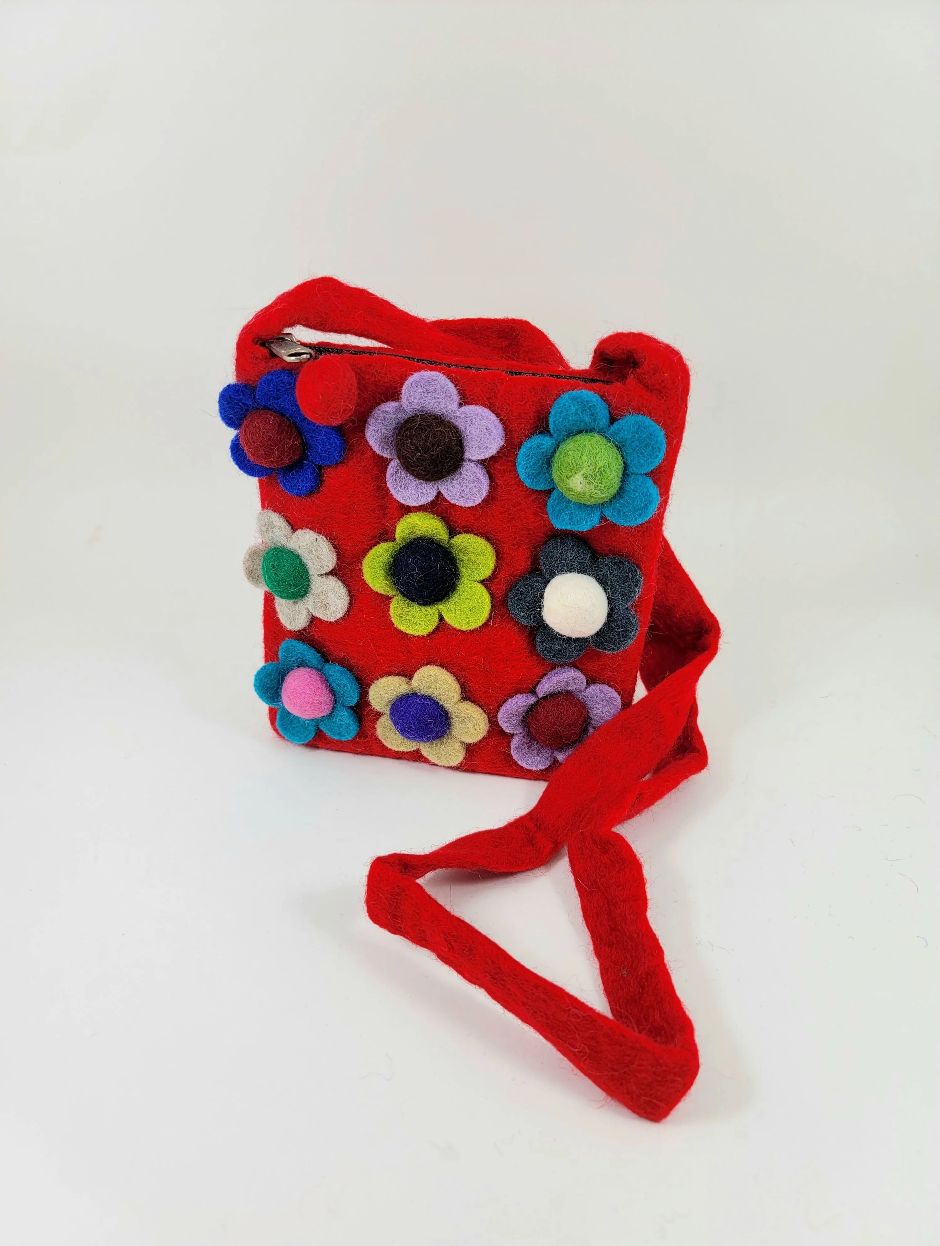 Felt Flower Purse