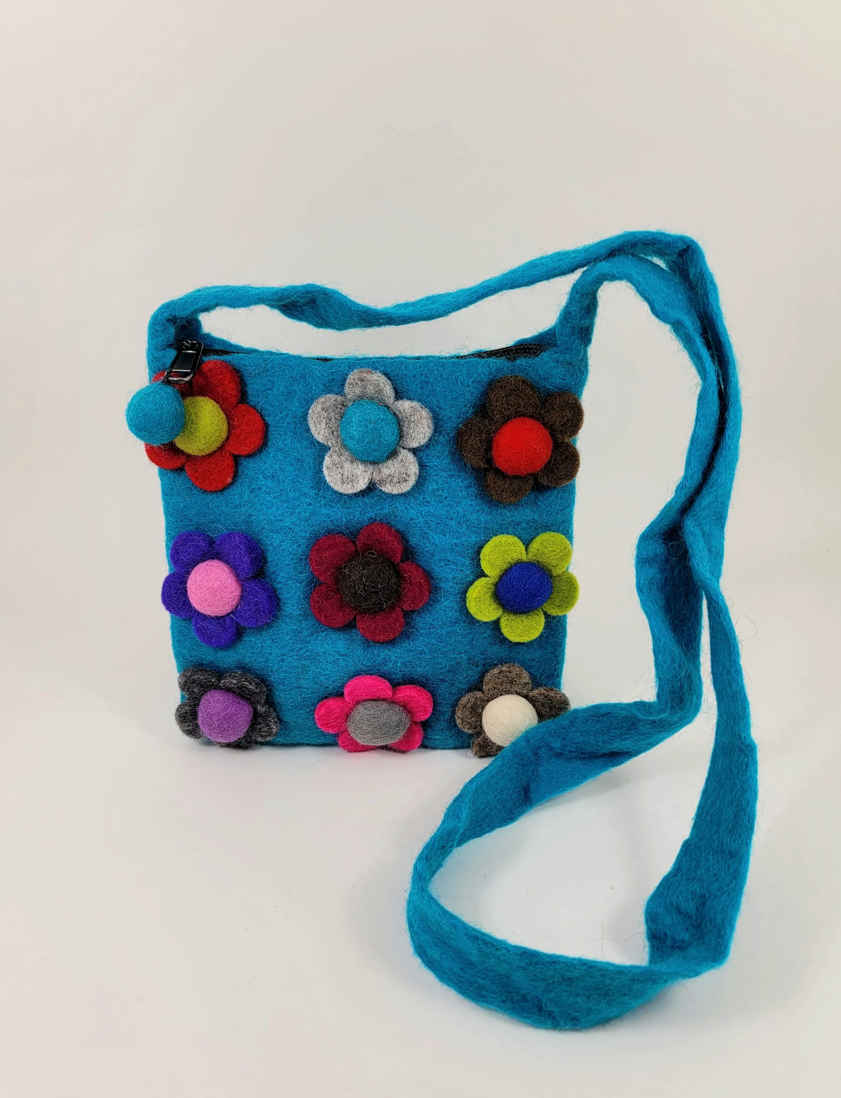 Felt Flower Purse