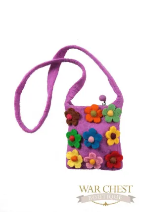 Felt Flower Purse