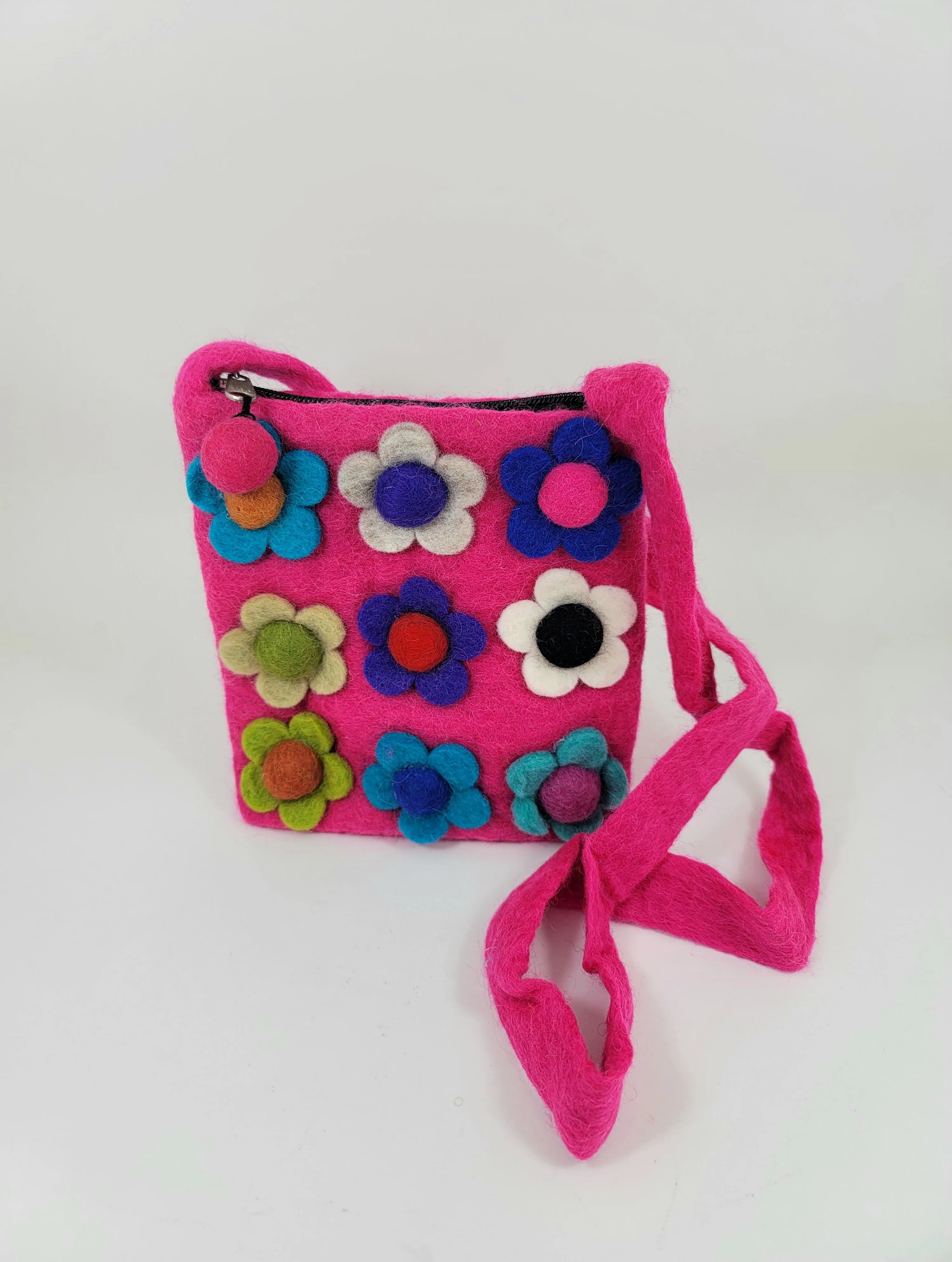 Felt Flower Purse