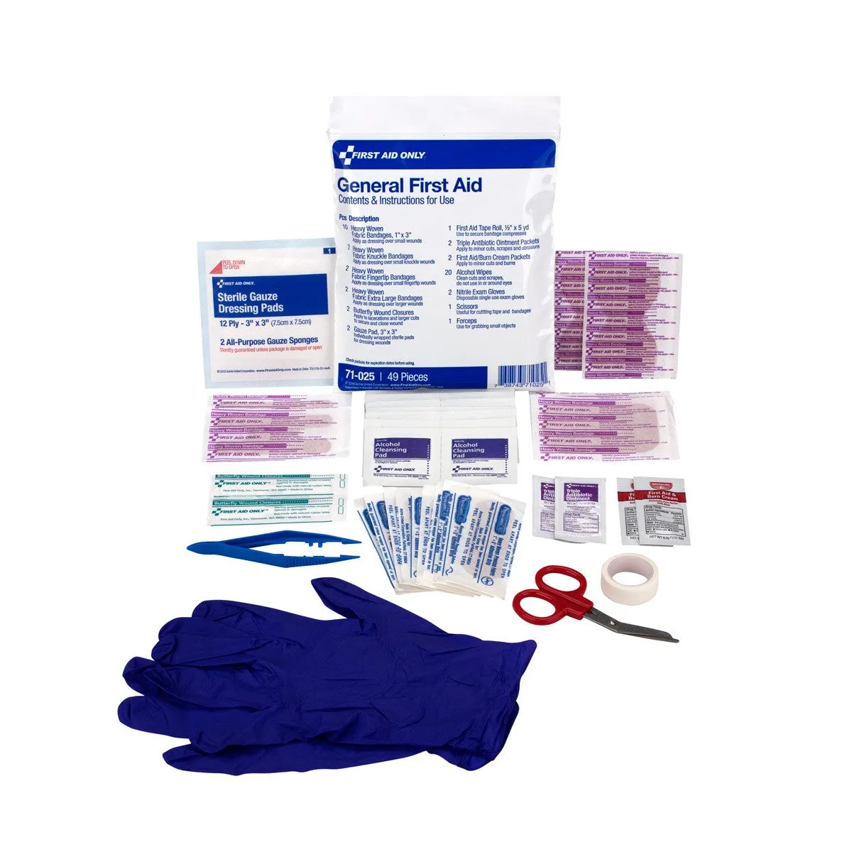 First Aid Triage Pack - General First Aid (Without Meds) - W-71-025